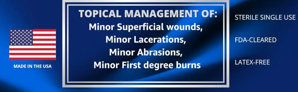 SilverSeal Burn and Wound Dressing | Hydrogel Pads with X-Static Silver | Soothing, Moist & Protective | Burns, Cuts & Wounds | 4 Sterile Dressings - SilverSeal Soothing Burn Wound Protective Hydrogel Dressing X-Static Silver Sterile Cooling Relief