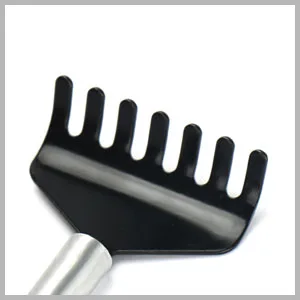 Upgrade Telescoping Back Scratcher, Metal Backscratchers for Men Women Adults Dad Kid,Extendable Back Massager Scratchers,Black Retractable Back Tool (Black+2pack) - BACK