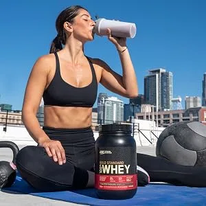 Optimum Nutrition Gold Standard 100% Whey Protein Powder, Chocolate Peanut Butter, 3.3 Pound - benefits healthy