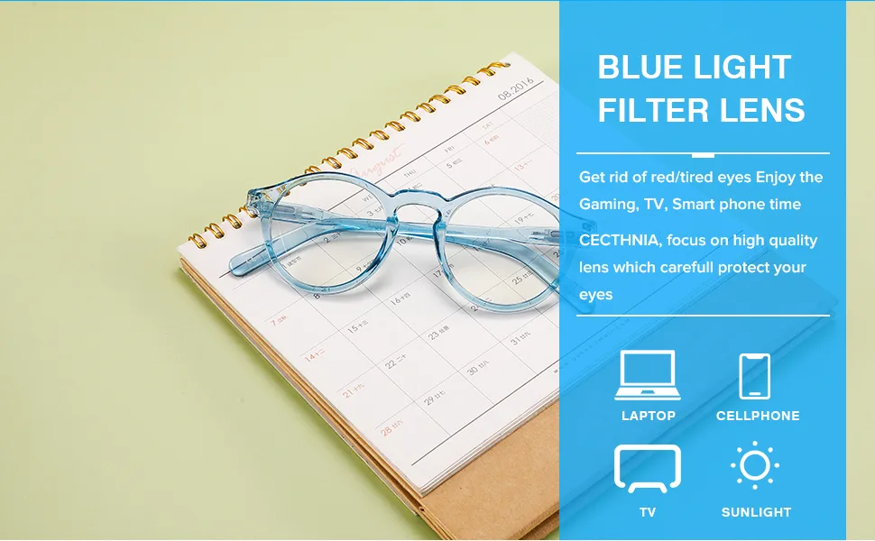CECTHNIA 4-Pack Round Blue Light Blocking Reading Glasses For Men With Spring hinge(Mix)1.5 Mix 1.5 x - CECTHNIA blue light blocking reading glasses round shape