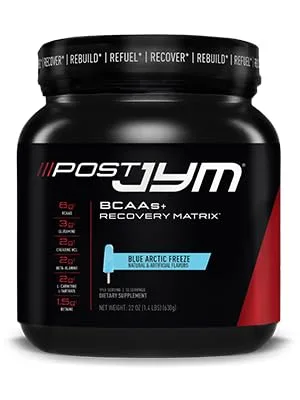 Post JYM Active Matrix - Post-Workout with BCAA's, Glutamine, Creatine HCL, Beta-Alanine, and More | JYM Supplement Science | Fruit Punch, 30 Servings - BCAAs