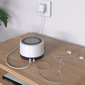 White Noise Machine for Sleeping Baby Kids, Sound Machine with Night Light, 16 Sounds - Plug in sound machine