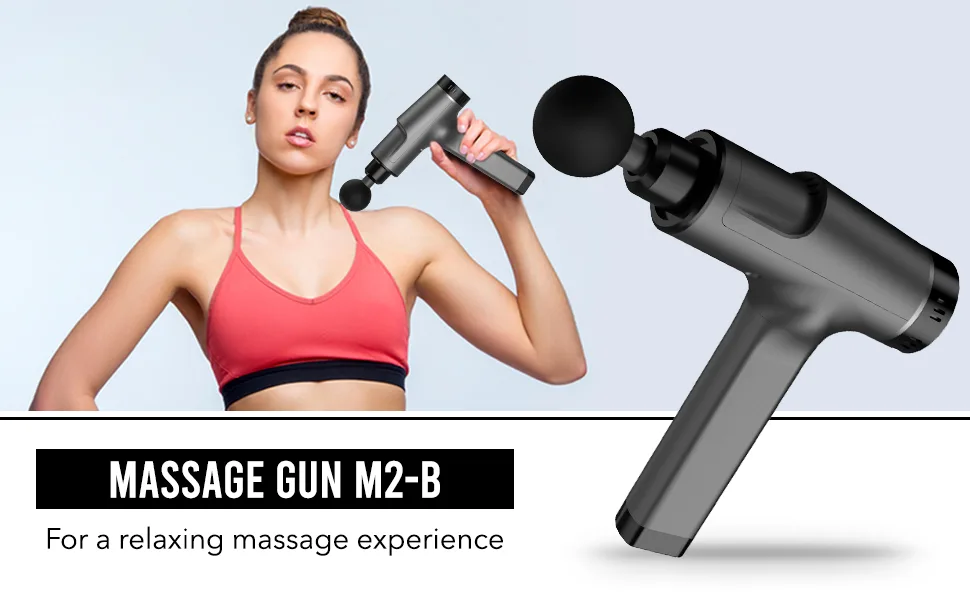 Massage Gun Deep Tissue, Handheld Electric Body Back Massager, High Percussion Muscle Massage Device for Athletes with 10 Attachments Silver - massage gun