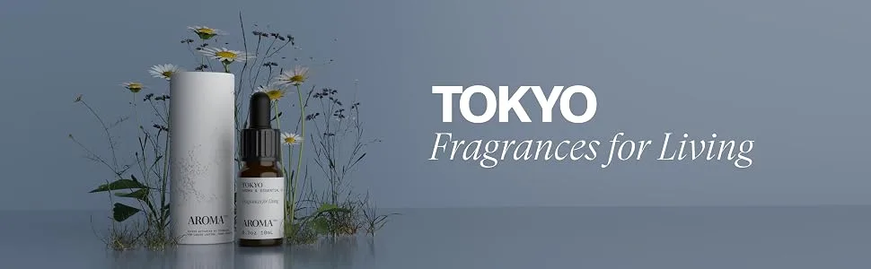 AromaTech Tokyo Aroma Oil for Scent Diffuser, Premium Yuzu, Wasabi, Cherry Blossom, Hinoki Wood, Green Tea Diffuser Blend, Luxury Diffuser Oil for Cold-Air and UltraSonic Scent Machine - 10 Milliliter Tokyo 0.3 Fl Oz (Pack… - New ebc 970 x 300