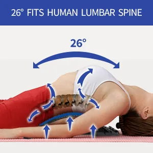Back Stretcher Support, Lumbar Back Pain Relief Device Multi-Level Spine Deck Back Stretching Back Massager for Herniated Disc, Sciatica, Scoliosis Spinal Lower and Upper Back - Back stretcher