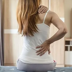DMI Contoured Memory Foam Knee Wedge Pillow for Sleeping, Sciatica Pain Relief, Hip & Back Pain, Leg Pillow for Side Sleepers, Bed Positioner, White KNEE PILLOW - relieve pain