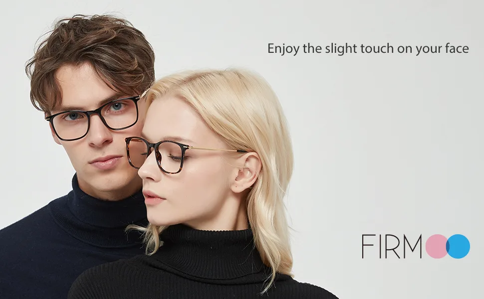 Firmoo Blue Light Blocking Glasses,Anti Eye Strain Anti Headache UV Cut,Square Computer Glasses Women and Men Tortoise 1.5 x - product information 20
