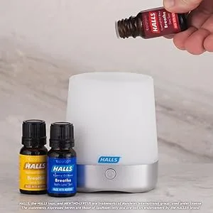 SpaRoom HALLS Essential Oil Mentho-Lyptus Aromatherapy Inhaler (Pack of 2) Mentho-Lyptus 2 Count (Pack of 1) - Diffuser