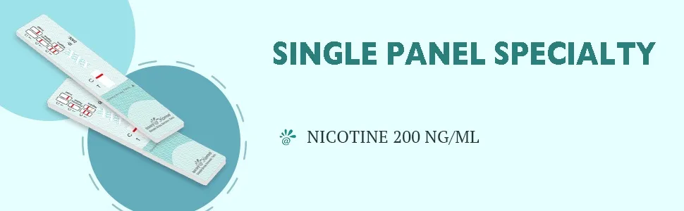 Easy@Home 25 Pack Nicotine Urine Test Strips Kit, Sensitive Rapid Testing Detection 200 ng/mL #ECOT-114 - specialty