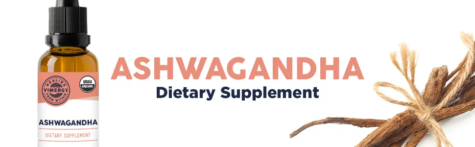 Vimergy USDA Organic Ashwagandha 10:1 (115 ml) - vimergy