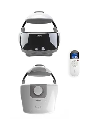 Breo iDream3 Rechargeable Head Massager with Air Pressure Acupoint Massage Cordless Massager for Stress Relief Better Sleep - breo iDream 3