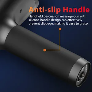 Massage Gun, Double-Head Massage Gun Deep Tissue with 6 Sets (Total 12) Massage Heads 4 Speeds Percussion Massager for Athletes Black-em17 - product information 4