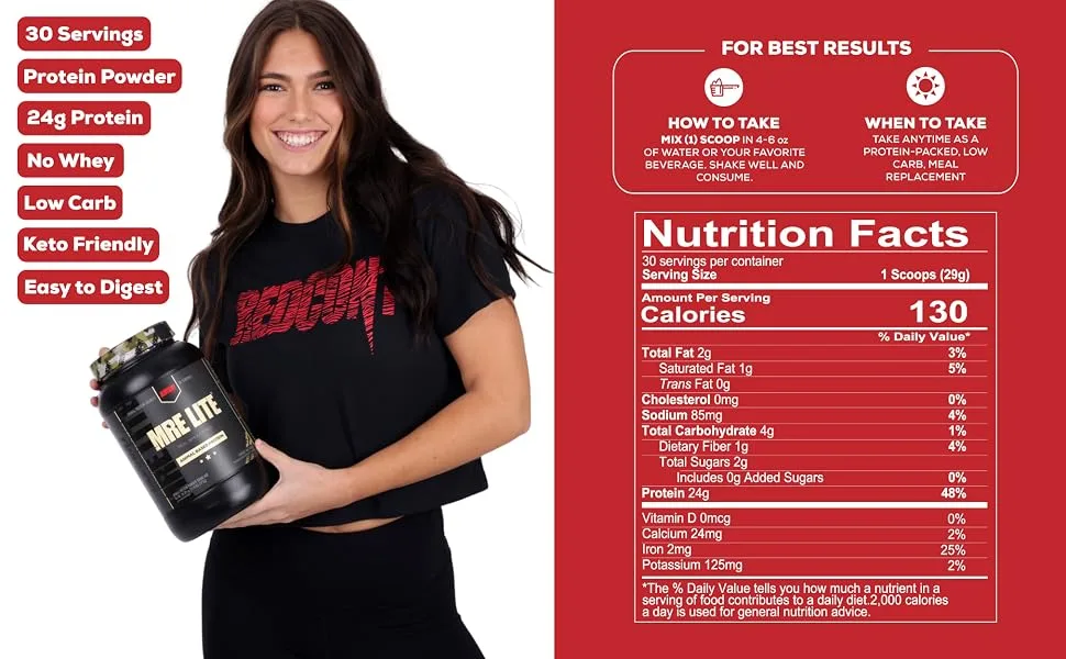 MRE Lite Protein Powder - Meal Replacement - Dutch Apple Pie - main