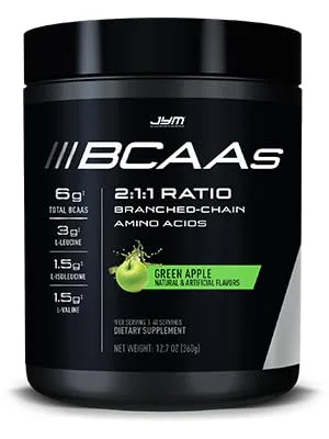 JYM Supplement Science, BCAAs, 2:1:1 Ratio, Branch Chain Amino Acids, 40 Servings, Peach Rings - Branch Chained Amino Acids