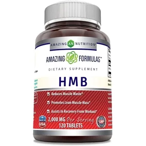 Amazing Formulas HMB 2,000 MG - 60 Servings - Supports Lean Muscle Mass - Boosts Workout Recovery Time -120 Count - product information 2