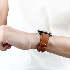POHNUI 3 Pack Leather Bands Compatible with Fitbit Versa 2/Versa/Versa Lite/Versa SE for Women Men, Adjustable Soft Leather Replacement Strap Wristband for Fitbit Versa Smart Watch Green+Pink+Gray - versa 2 bands