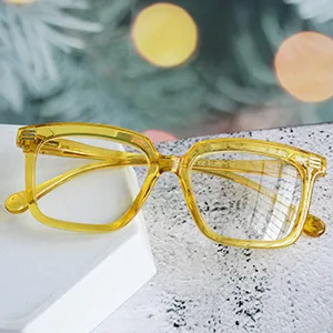 Eyekepper Square Reading Glasses for Women Large Frame Readers - Green +3.25 Green 3.25 x - ladies reader