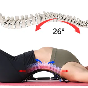 Back Stretcher, Upper and Lower Back Massager, Pain Relief for Back Herniated Disc, Sciatica, Scoliosis, Multi-Level Back Extension Lumbar Support - product information 2
