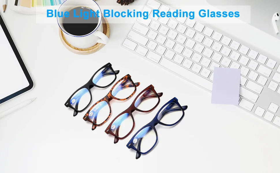 Computer Reading Glasses Blue Light Blocking Men Women Spring Hinges Readers Comfortable Glasses for Reading 1.5 4pack(mix Color) 1.5 x - computer reading glasses men women blue light blocking,reading glasses men blue light blocking