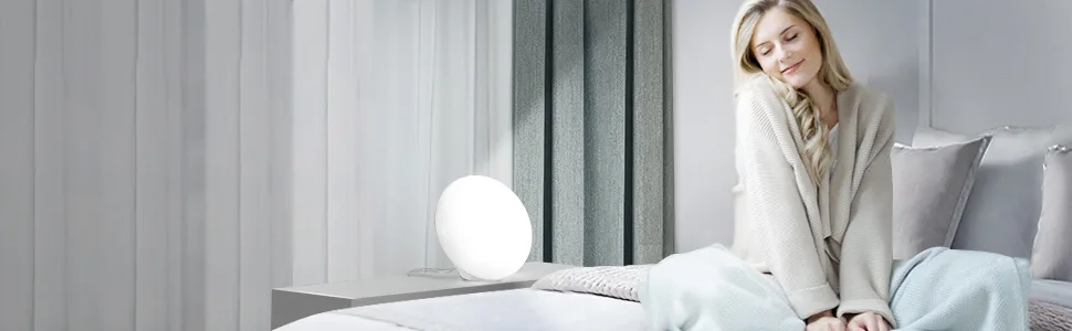 Light Therapy Lamp, UV-Free 10000 Lux LED Bright White Therapy Light, Touch Control with 3 Adjustable Brightness Levels, Memory Function & Compact Size - adjustable