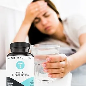 Total Hydration Keto Electrolyte (100ct) Electrolyte Pills for Endurance, Hydration, Rejuvenation, Vegan-Friendly Electrolyte with Magnesium, Calcium, Sodium, Potassium, Chloride - hangover pills hangover cure hydration supplement keto electrolyte capsules