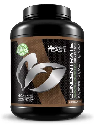 Muscle Feast Grass-Fed Whey Protein Concentrate Powder, All Natural Hormone Free Pasture Raised, Chocolate, 5lb - whey concentrate