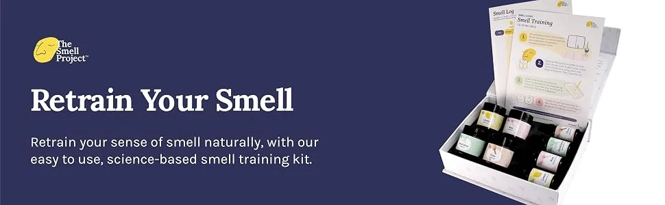 The Smell Project Smell Training Kit - Essentials - Olfactory Training Kit with 10ml Real Essential Oils - Smell Therapy for Smell Loss - Retrain your smell with nature essential oils