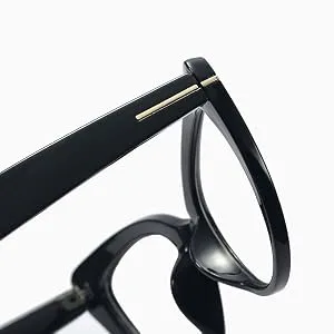 Womens Cute Oversized CatEye Blue Light Blocking Reading Glasses Big Eyeglass Frames Large lens Computer Readers Blue Light-black 2.25 x - A2-2