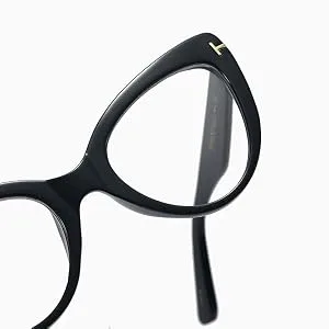 Womens Cute Oversized CatEye Blue Light Blocking Reading Glasses Big Eyeglass Frames Large lens Computer Readers Blue Light-black 2.25 x - A3-1