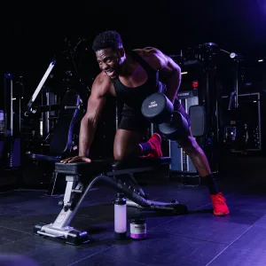 AminoLean MAX Pre Workout - Intense Energy, Massive Pumps, Laser Focus with Natural Caffeine, Nitric Oxide, Beta Alanine, BCAAs, Nootropics, 25 Serv Sweet Peach - preworkout, pre workout, pre workout pump