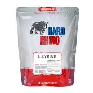 Hard Rhino L-Lysine Powder, 1 Kilogram (2.2 Lbs), Unflavored, Lab-Tested, Scoop Included - product information 2