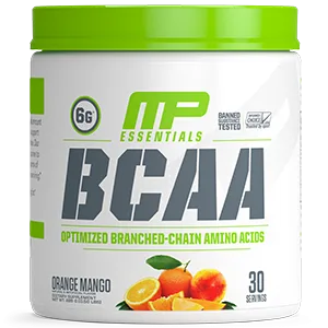 MusclePharm Essentials BCAA Powder, Post-Workout Recovery Drink, Orange Mango, 30 Servings - #musclepharm