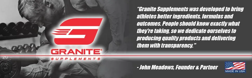 Granite® Vaso Blast Advanced 'Stim-Free' Pre-Workout (Cherry Lime) | Supports Vasodialation, NO Conversion, & ACE Inhibition for Max Pump with Grapeseed Extract, Arginine Nitrite, & VasoDrive-AP® - granite about us