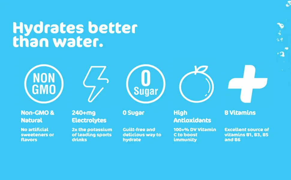Stur Electrolyte Hydration Powder | Lemon Tea | Sugar Free | 100 Servings | High Antioxidants & B Vitamins | Non-GMO | Daily Hydration & Workout Recovery | Keto | Vegan(10.7 oz) - hydration 2