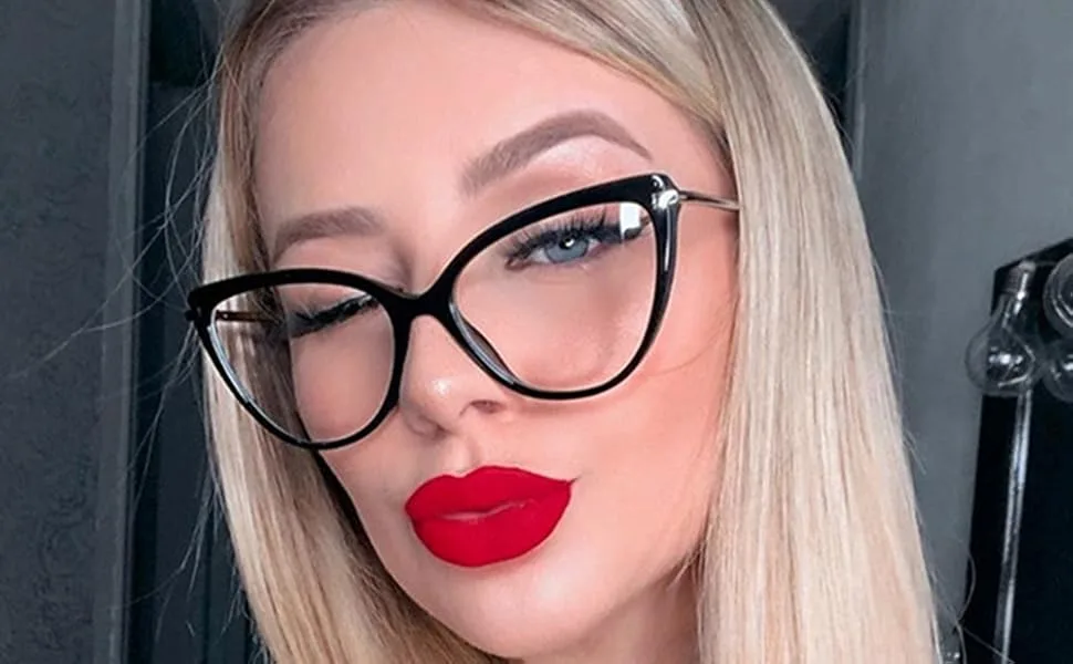 Blue Light Blocking Glasses Women - LJCZKA Anti Eye satrain Computer Cat eye Eyeglasses Cateye Clear Frame Green Leopard - Blue Light Blocking Glasses Women