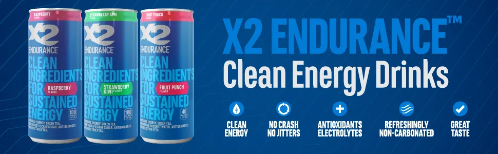 X2 Performance Clean Pre Workout & Intra Workout Powder for Men & Women, NSF Certified for Sport, Orange Force, 12.77 oz, 20 Servings - product information 2