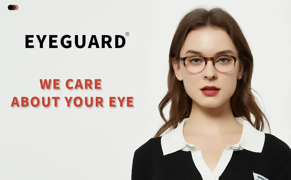 EYEGUARD 4 Pack Reading Glasses Blue Light Blocking Spring Hinge Women Readers (4 Pack Mix, 1.75) 4 Pack Mix 1.75 x - READING GLASSES