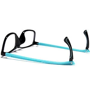 HUYA OPT Blue Light Blocking Reading Glasses TR90 Computer Reading Glasses Lightweight Frame Women & Men Black+leopard 1.0 x - reading glasses
