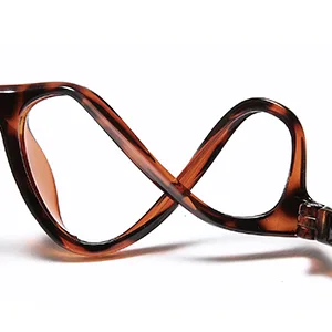 HUYA OPT Blue Light Blocking Reading Glasses TR90 Computer Reading Glasses Lightweight Frame Women & Men Black+leopard 1.0 x - reading glasses