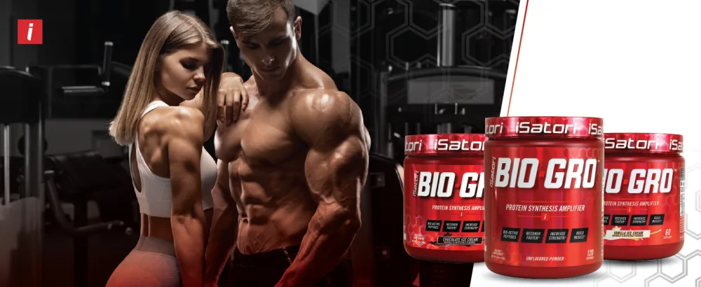 iSatori Bio-GRO Protein Synthesis Amplifier - Build Lean Muscle, Speed Recovery and Increase Strength - Bio-Active Proline-Rich Peptides Post Workout Muscle Builder - Unflavored (120 Servings) - iSatori BIO-GRO Supports Muscle Recovery and Protein Synthesis