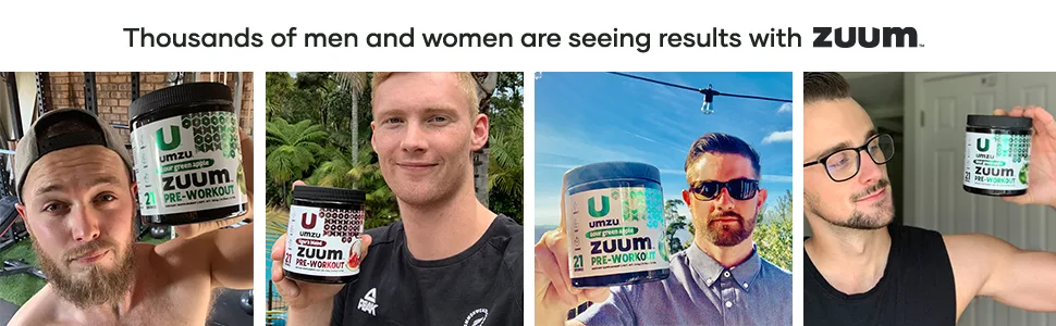 UMZU Zuum Pre-Workout (Tiger's Blood) - ZUUM results