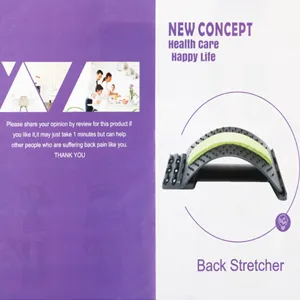 Walkfairy Back Stretcher for Pain Relief, Spine Deck with 3 Adjustable Setting, Back Pain Relief Back Cracker for Spinal Decompression for Bed & Chair, Blue - back cracker back stretcher back cracking device back popper spine deck lower back pain relief