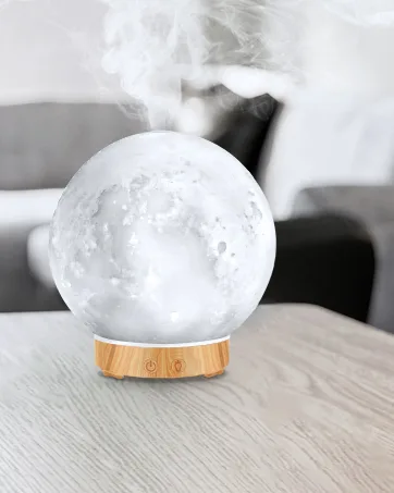 MEIDI Essential Oil Diffuser, Aromatherapy Diffuser, 700ML Aroma Cool Mist Humidifier with Remote Control, Adjustable Mist Mode, Fascinating LED Night Light, and Timing Auto Shut-Off - Essential Oil Diffuser