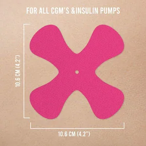 Not Just A Patch X-Patch CGM Sensor Patches (20 Pack)- Water Resistant & Durable for Active Lifestyle for 10-14 Days- Dexcom G6 Adhesive Patches, Omnipod & Freestyle Libre 2 Sensor Covers- Multi Color Multi Colored - Top-Grade Medical Quality