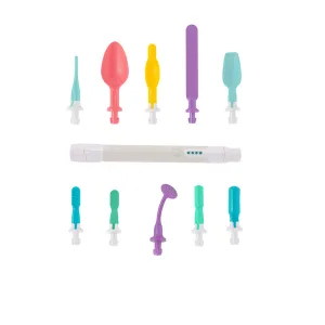 TalkTools® Sensi Sensory Integration Kit with 5 Sensory Oral Motor Tips and Storage Pouch - 10 tips large