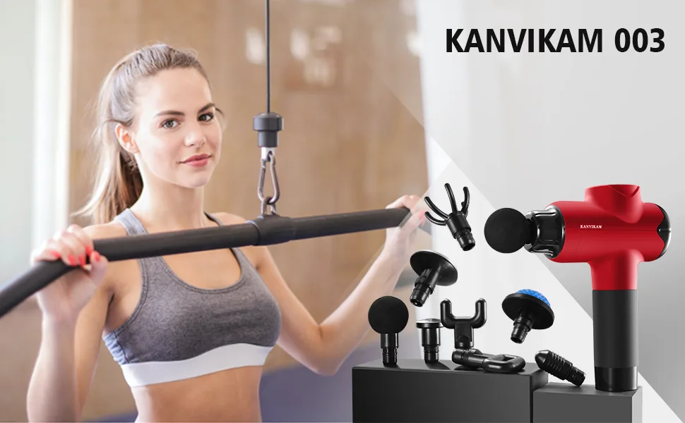 Heated Massage Gun Deep Tissue Include Heat&Cold Head,Adjustable Temperature(35-65? ),20 Speeds,14mm Amplitude Muscle Massager Gun for Gym Home Outdoors Post-Workout Pain Relief Red - product information 3