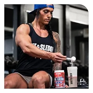 Axe & Sledge The Grind EAA's + Hydration, ICEE Cherry - Axe & Sledge Female Athlete Justine Alberts