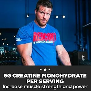 Redcon1 - Creatine Monohydrate - 60 Servings, 5G, Muscle Recovery, Athletic Performance - Creatine