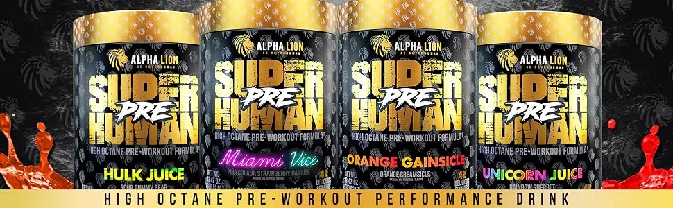 Alpha Lion Pre Workout, Sample Tubs, Increases Strength & Endurance, Powerful, Clean Energy Without Crash (14 Servings, Hulk Juice) - product information 2