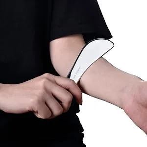 Stainless Steel Gua Sha Muscle Scraper Tool,Scar Tissue Tool,Physical Therapy Tools,Muscle Scraping Tool,Guasha Massage Scraper,IASTM Tools,Fascia Scraper,Skin Scraping Tool,Soft Tissue Massage Tool Muscle Scraper Tool(Sty… - Gua sha(S)